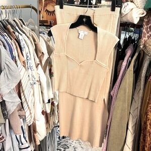 House of Harlow Set- Sweet Heart Neckline- S